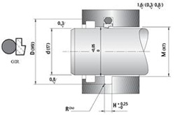 Штоковое уплотнение GIR - промснаб спб