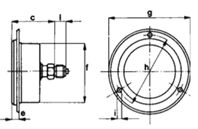 фланцевый манометр - промснаб спб