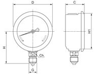 радиальный манометр - промснаб спб