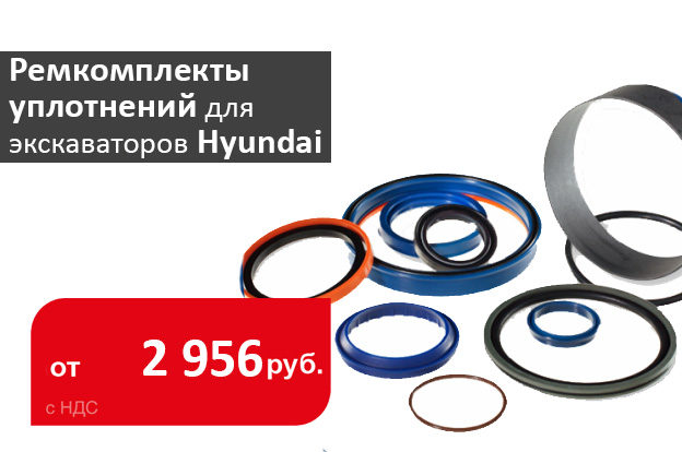Ремкомплекты уплотнений для экскаваторов Hyundai - Промснаб СПб