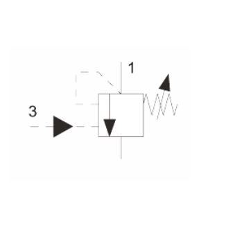 схема разгрузочного клапана SUD6A-V4/l - Argo-Hytos