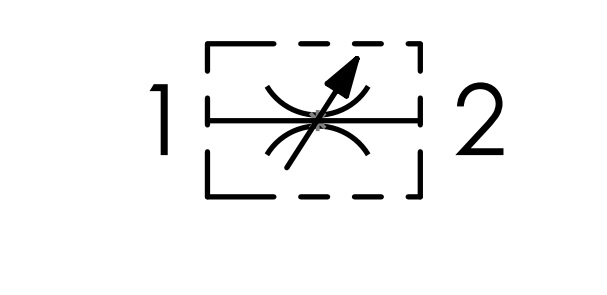 двухсторонний регулируемый шестигранником дроссель — SVB-BSP - Промснаб СПб