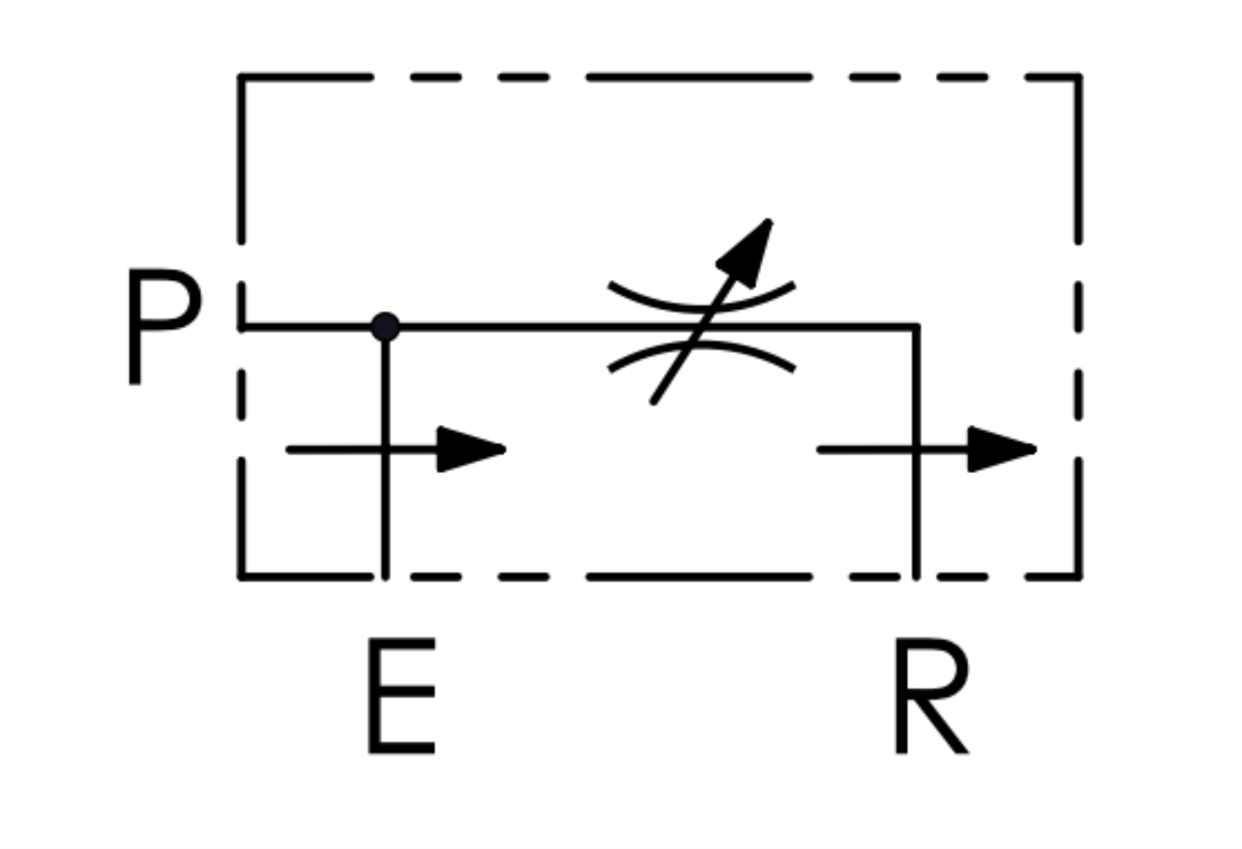 схема 3-х линейного регулятора потока с компенсацией по давлению — VPP Oleoweb