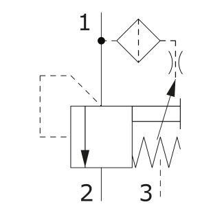схема клапанов логики LB..QA - Walvoil