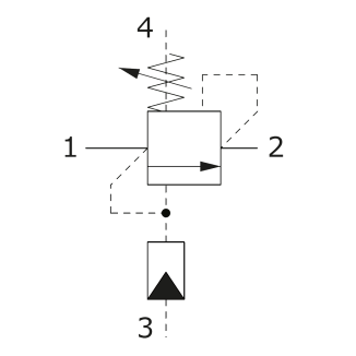 схема клапана последовательности SG12A - Walvoil