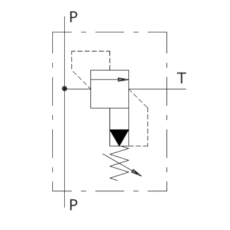 схема предохранительных клапанов VMPP/B/L - Walvoil